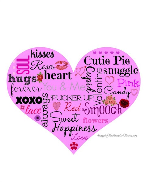 Speaking Love- Valentines Graphic and Free Printable