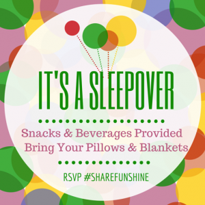 Sleepover Fun  with M&M’s®  + Free Printable Slumber Party Invites #ShareFunshine #Ad