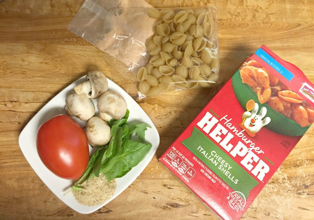 Quick Weekend Meal with Cheesy Italian Shells Hamburger Helper® 