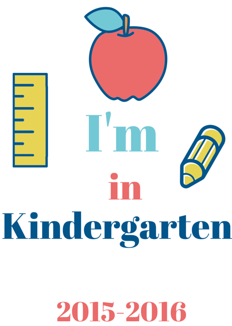 First Day of Kindergarten Sign Printable