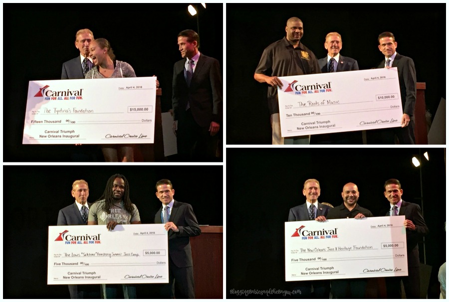 Carnival Gives Back to New Orleans & Inside the Carnival Triumph, Port of Orleans New Cruise Ship