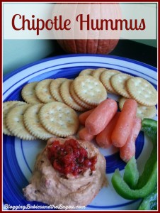 Quick and Easy Party Ideas- Chipotle Hummus Recipe